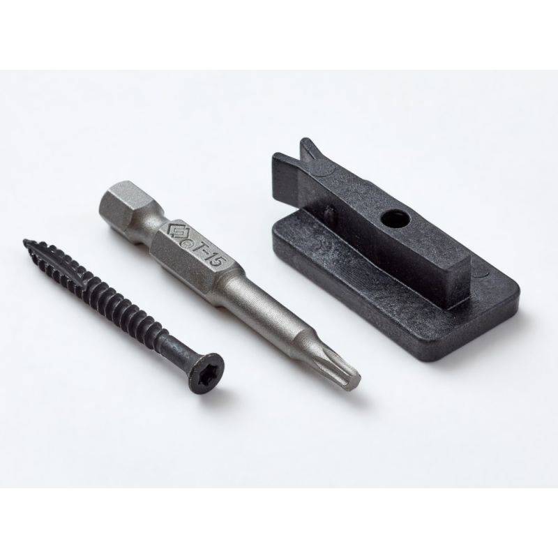 Wimex T-Clips Til Bort Sort , Inkl. Skrue 40 Mmbort T-Clips , 100 Stk. Pr. Kasse