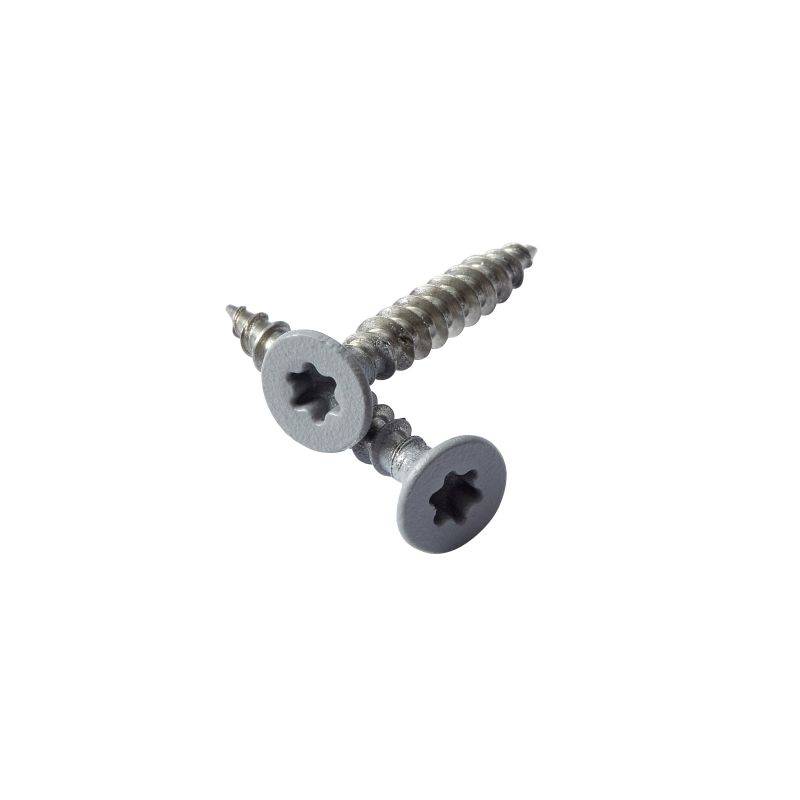 Wimex Coverskrue Beigegrå (ral 7006m) 4,0 X 40 Mm, 50 Stk. Pr. Pakke