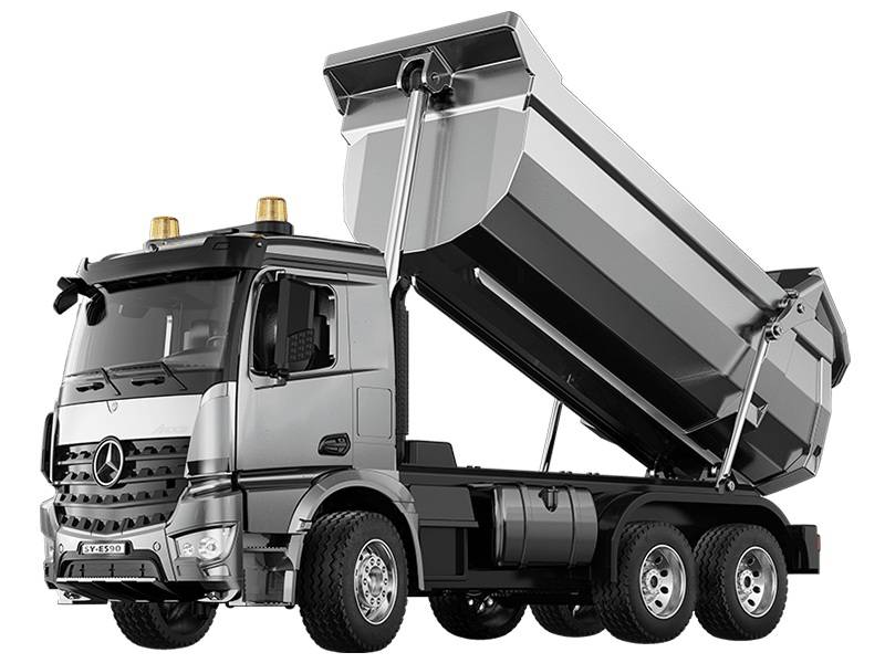 Mercedes-Benz Arocs Fjernstyret Alloy Lastbil Dumper 1:20 - Double-E