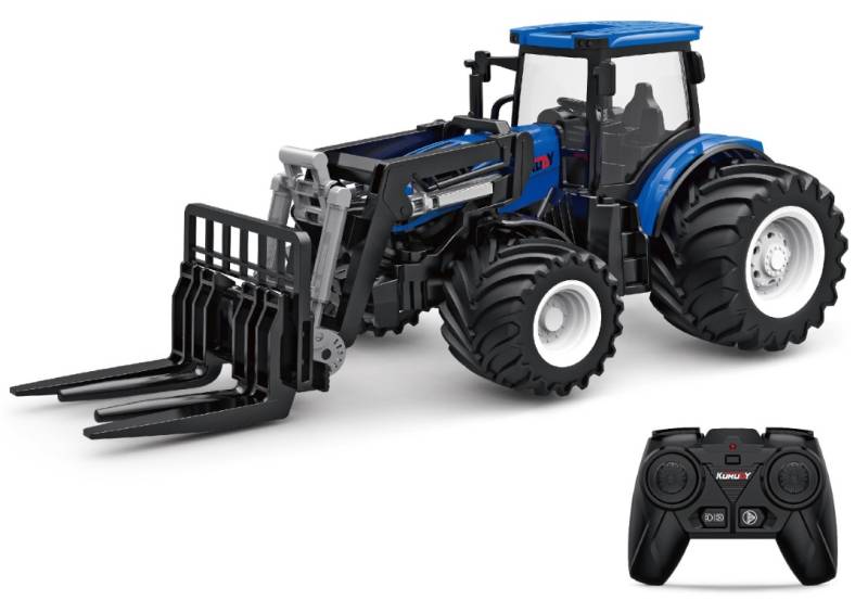 Fjernstyret Traktor M/Frontlæsser 1:24 Alloy 2.4g - Korody