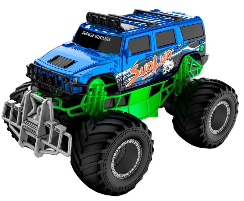 Fjernstyret Monstertruck Suoluo 2.4g 1:18 - Megaleg