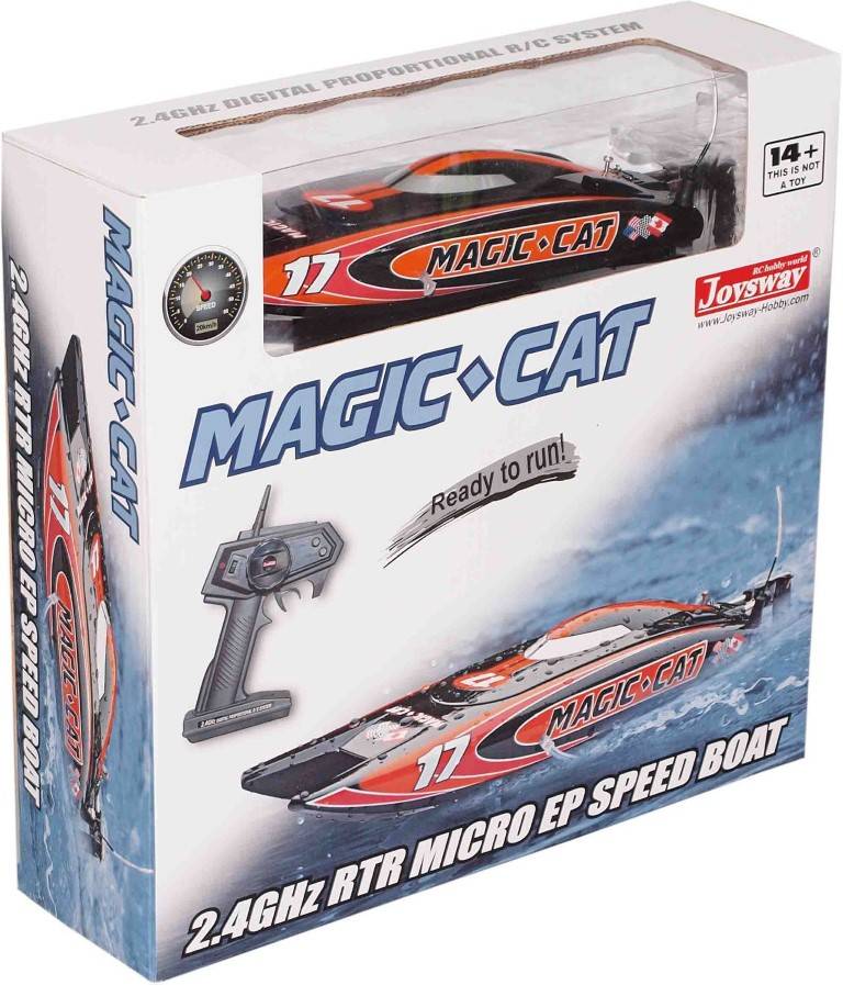 Magic Cat V5 Rtr 2.4ghz Fjernstyret Speedbåd - Joysway