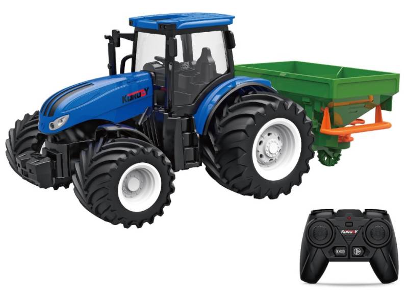 Fjernstyret Traktor M/Spreder 1:24 Alloy 2.4g - Korody