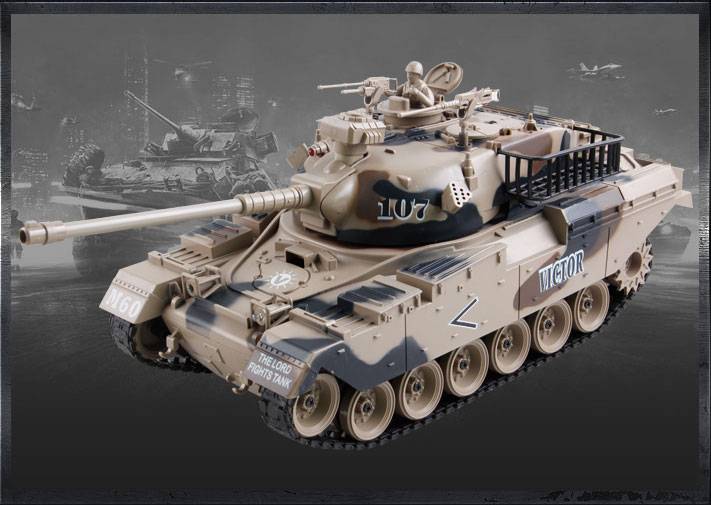 Zegan U.s. M60 Fjernstyret Airsoft Tank  1:18