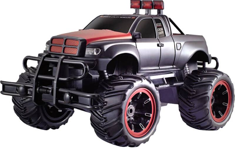 Fjernstyret Monster Truck Off-Road 1:16 Sort - Megaleg