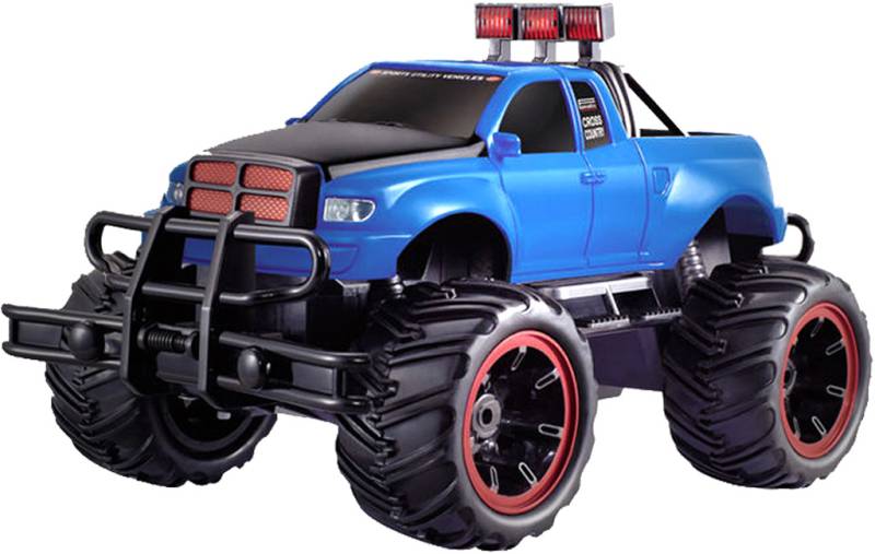 Fjernstyret Monster Truck Off-Road 1:16 Blå - Megaleg