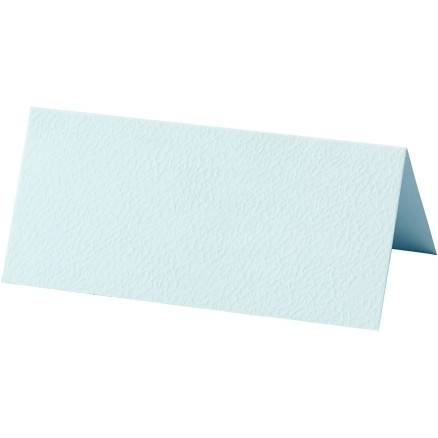 Bordkort Lyseblå 20 Stk. Str. 9x4 Cm 220 G - Creotime