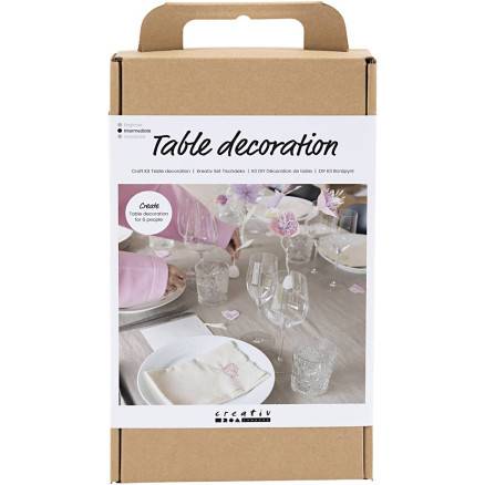 Diy Kit Bordpynt, Pastelfarver, 1 Pk. - Diverse