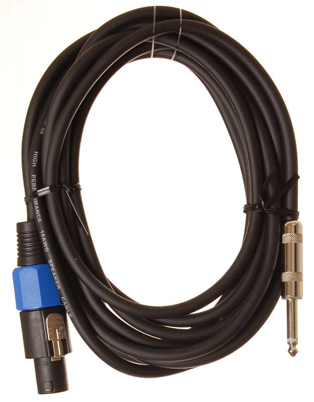 Hiend Speakon-Til-Jack-Kabel 10 Meter