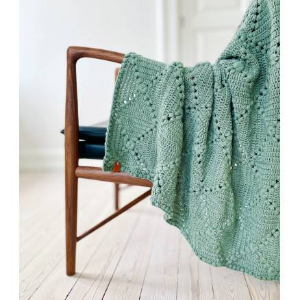 Walters Babytæppe Af Milla Billa  -  Garnpakke Til Walters Babytæppe Str. 95x95cm - Rito Krea