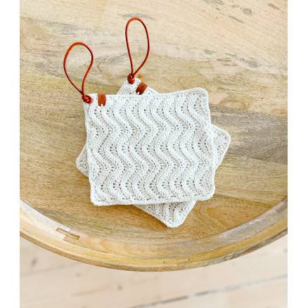 Bølgegrydelap Af Milla Billa  -  Garnpakke Til Bølgegrydelap Str. 20x17cm - Rito Krea