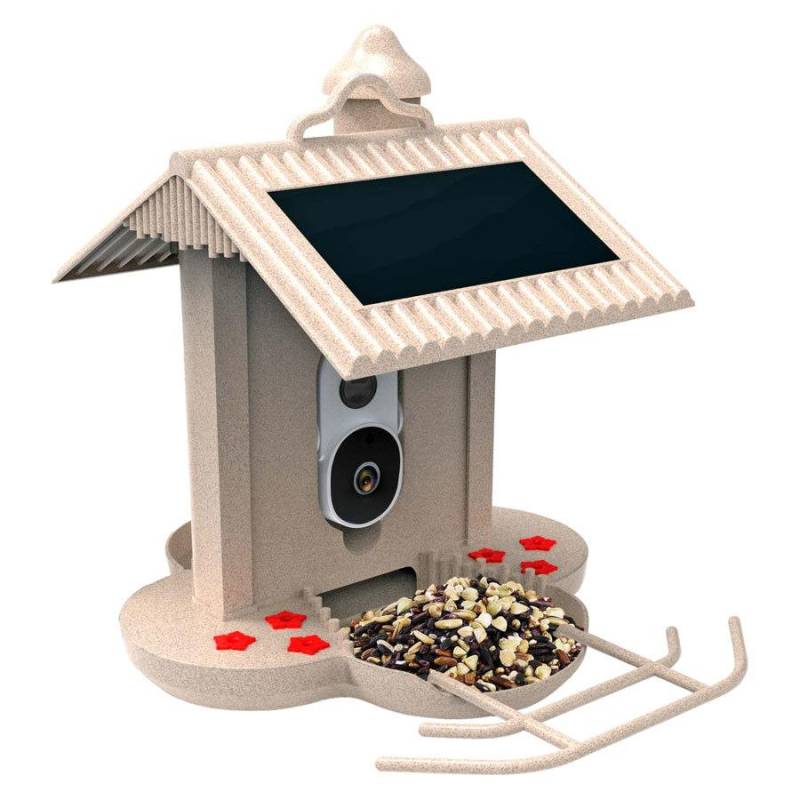 Hibirds Wifi Smart Fuglefoderhus, 1080hd Kamera Og Ai Fuglegenkendelse