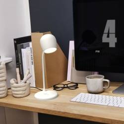 Kreafunk Ellie Bordlampe Med Oplader - Hvid