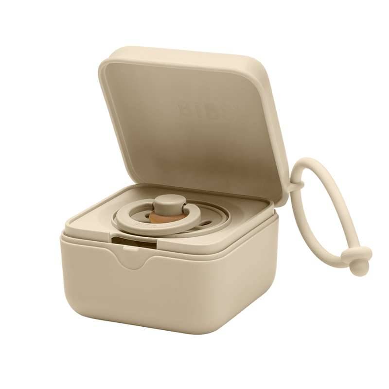 Bibs Accessories Pacifier Box - Sutteboks M. Plads Til 3 Sutter - Vanilla