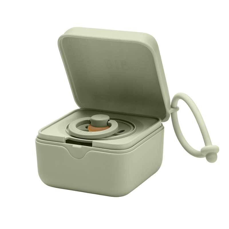 Bibs Accessories Pacifier Box - Sutteboks M. Plads Til 3 Sutter - Sage
