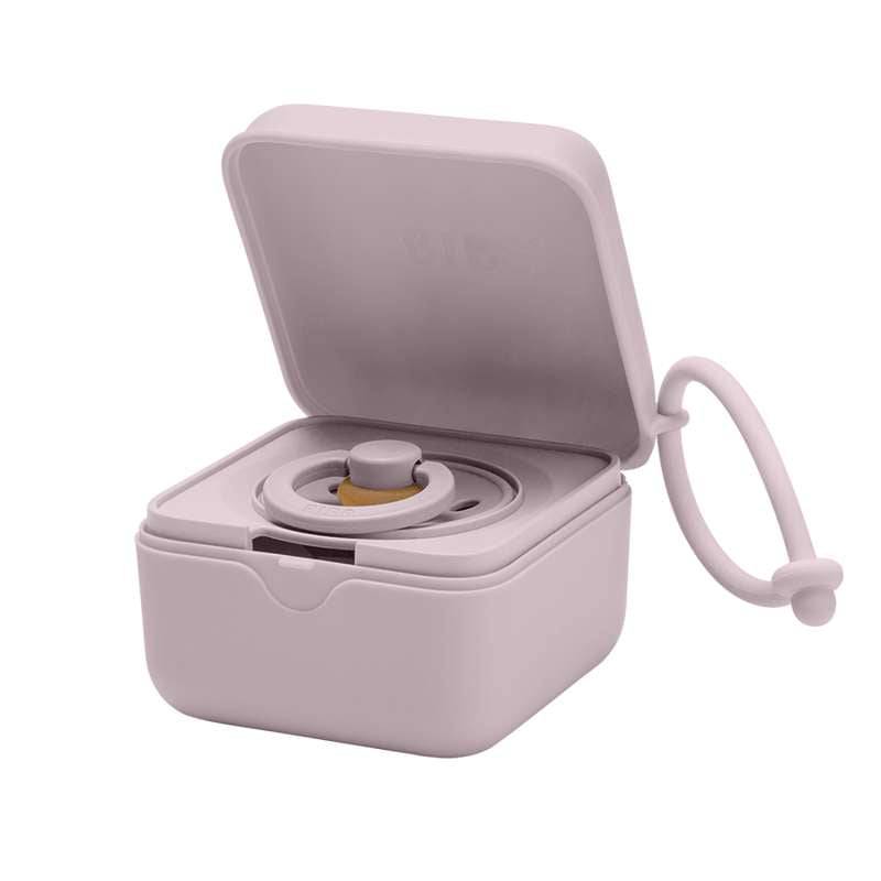 Bibs Accessories Pacifier Box - Sutteboks M. Plads Til 3 Sutter - Dusky Lilac