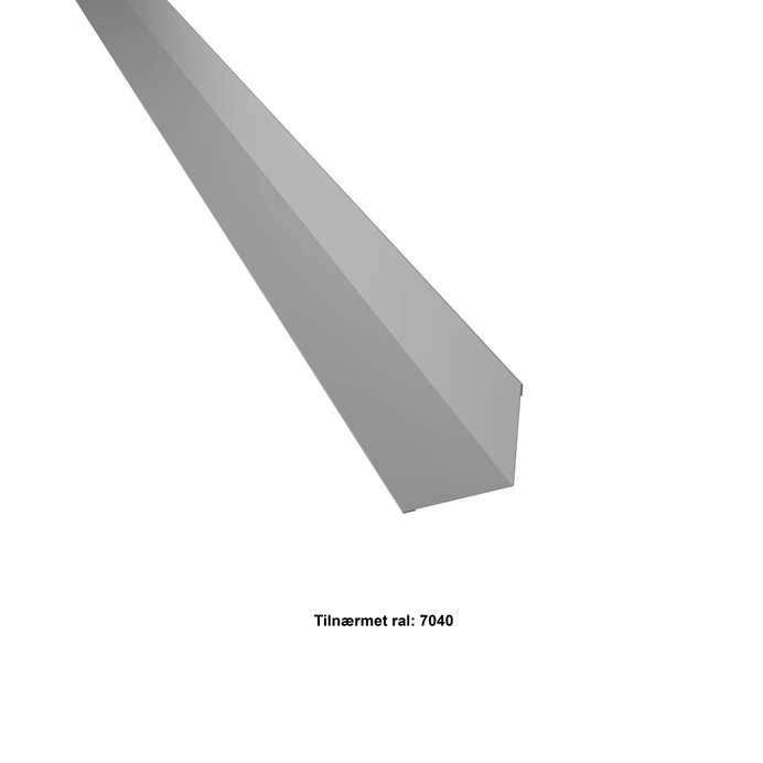 Indvendigt Hjørne Lille. 70-70x2000 Mm. - Lys Grå - 40 års Garanti (0,50) - Areco Profiles A/S