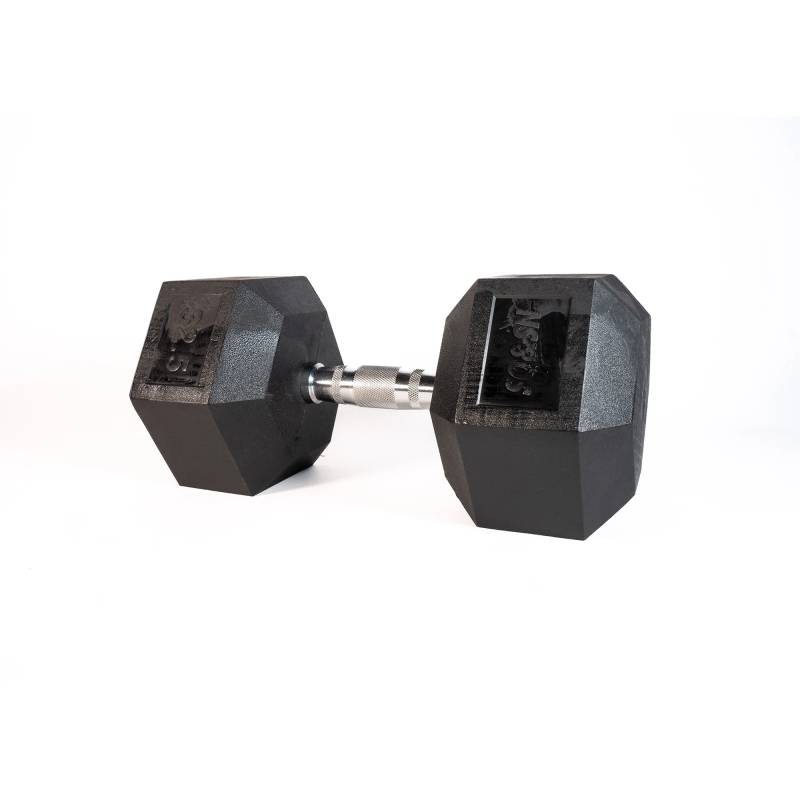 Sq&sn Hexagon Håndvægt (32,5 Kg) Med Forkromet Greb. Udstyr Til Crossfit Træning, Styrketræning Og Funktionel Træning