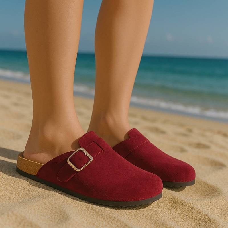 Isabella Dame Sandaler Dm405 - Bordeaux - Shoes