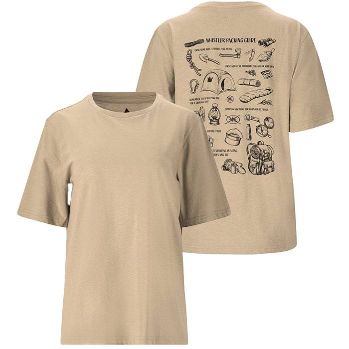 Whistler Caloot Kvinder / Damer T-Shirt-Island Fossil-48 - T-Shirts