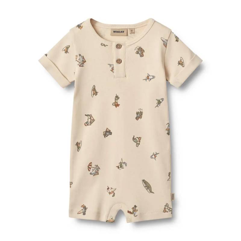 Kortærmet Jumpsuit Alfred - 9413 - 56 - Wheat
