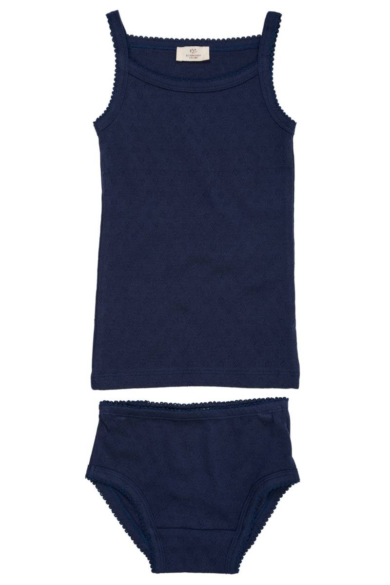Undertøj M. Hjerte Mønster - Navy - Navy / 128 - Copenhagen Colors