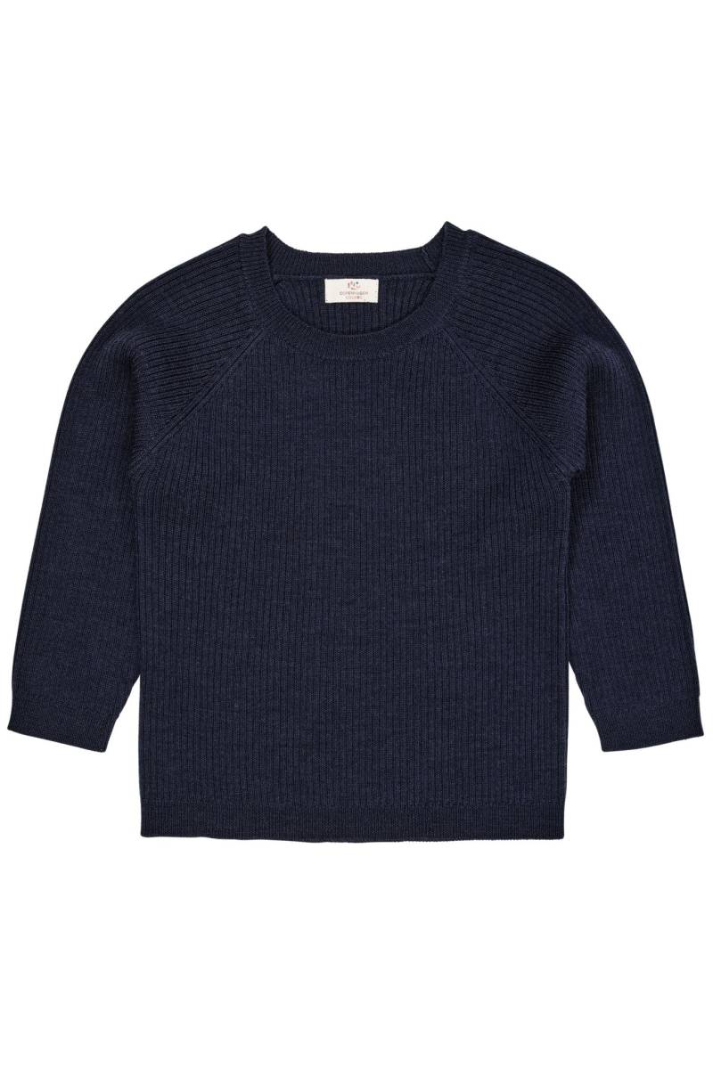 Klassisk Merino Bluse I Rib - Navy - Navy / 74 - Copenhagen Colors