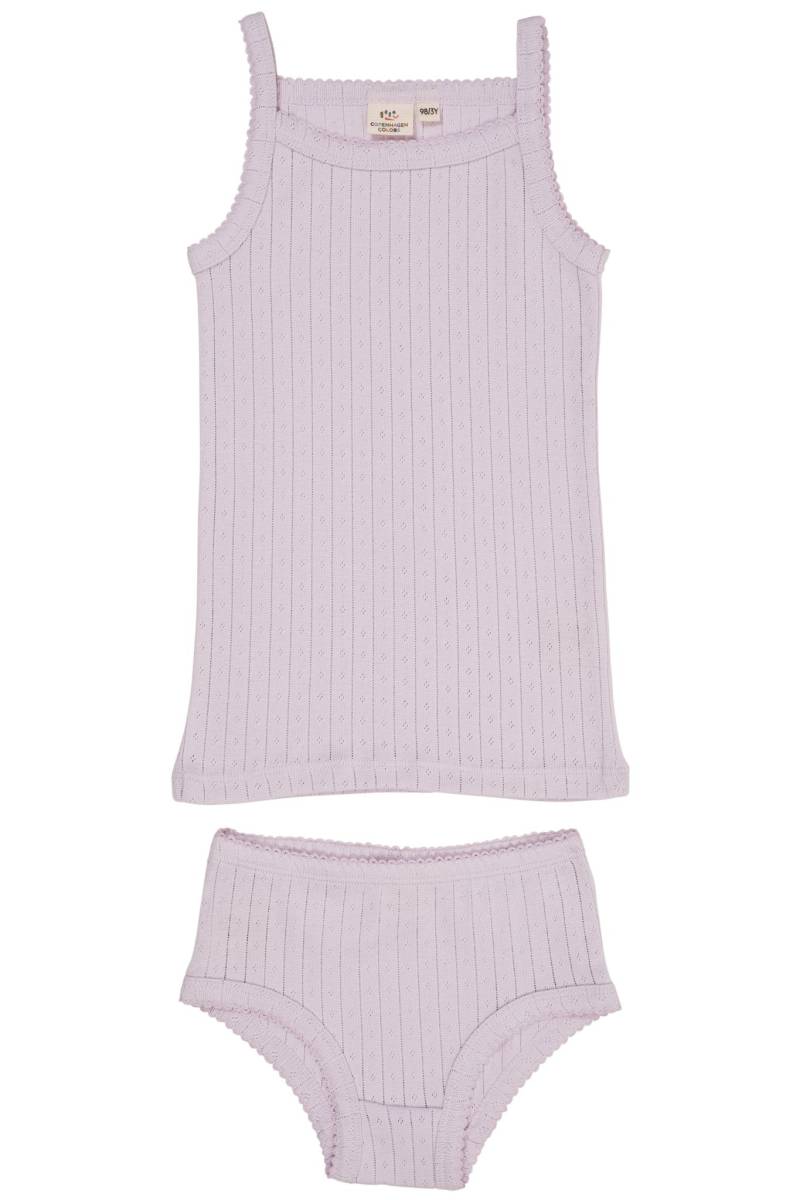 Pointelle Junior Undertøjssæt - Lavender - Lavender / 122 - Copenhagen Colors