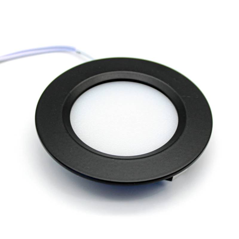 Ledlife Reco68 Møbelspot Indbygning Ra92 - Hul: ø5,5 Cm, Mål: ø6,8 Cm, Sort, 2,7w, 12v Dc - Dæmpbar : Dæmpbar, Kulør : Varm