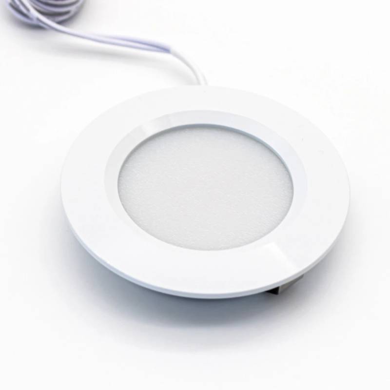 Ledlife Reco68 Møbelspot Indbygning Ra92 - Hul: ø5,5 Cm, Mål: ø6,8 Cm, Mat Hvid, 2,7w, 12v Dc - Dæmpbar : Dæmpbar, Kulør : Ekstra Varm