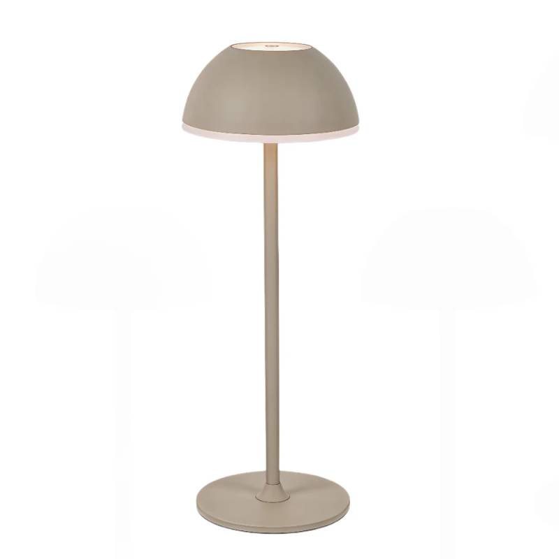 Opladelig Led Bordlampe Inde/Ude - Beige, Touch Dæmpbar, 3i1, Ip54 Udendørs - Dæmpbar : Dæmpbar, Kulør : Cct (varm Til Kold Hvid)