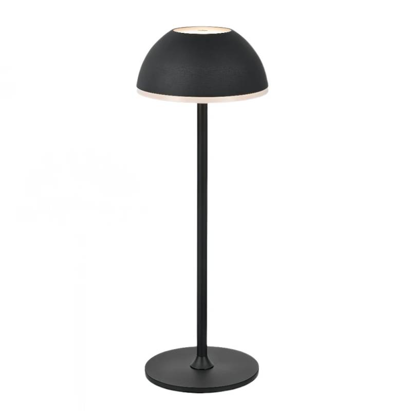 Opladelig Led Bordlampe Inde/Ude - Sort, Touch Dæmpbar, 3i1, Ip54 Udendørs - Dæmpbar : Dæmpbar, Kulør : Cct (varm Til Kold Hvid)