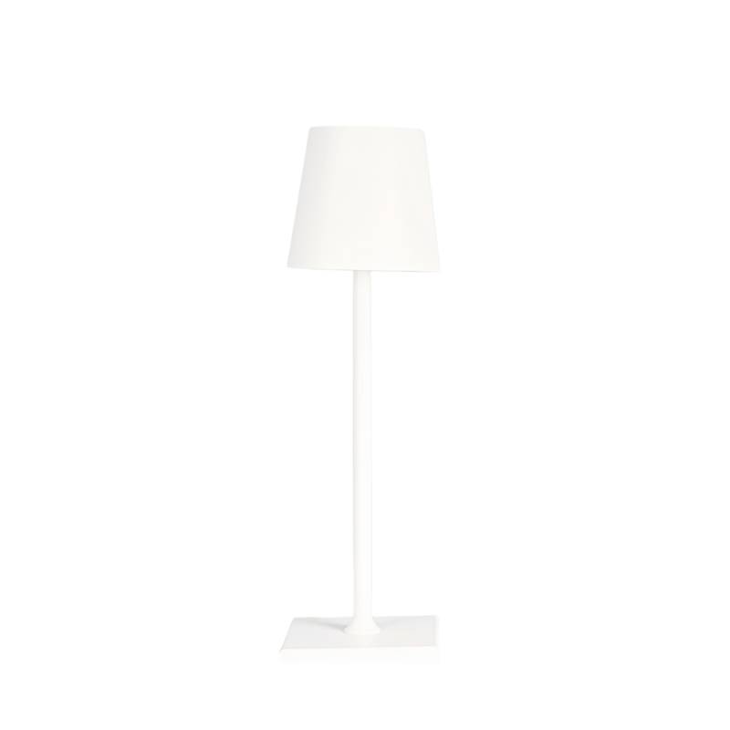 Opladelig Led Mini Bordlampe - Hvid, 24cm, Touch Dæmpbar, Ip54 - Dæmpbar : Dæmpbar, Kulør : Varm