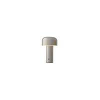 Ledlife Mushroom Bordlampe - Sølv, Genopladelig, Touch Dæmpbar, Ip20 - Dæmpbar : Dæmpbar, Kulør : Varm