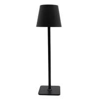 Opladelig Led Bordlampe Inde/Ude - Sort, Touch Dæmpbar, Cct, Ip54 Udendørs - Dæmpbar : Dæmpbar, Kulør : Cct (varm Til Kold Hvid)