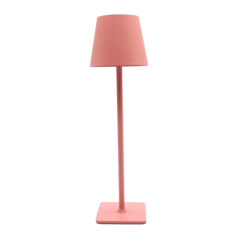 Opladelig Led Bordlampe Inde/Ude - Pink, Touch Dæmpbar, Cct, Ip54 Udendørs - Dæmpbar : Dæmpbar, Kulør : Cct (varm Til Kold Hvid)