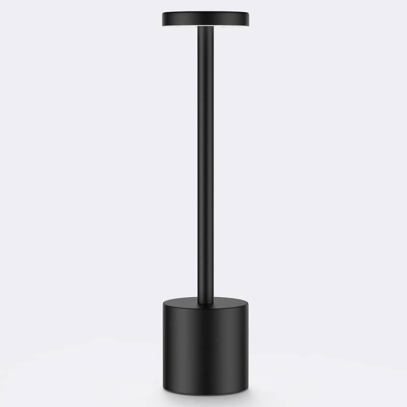 Opladelig Led Bordlampe - Sort, Touch Dæmpbar, Cct, Ip20 - Dæmpbar : Dæmpbar, Kulør : Cct (varm Til Kold Hvid)