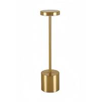 Opladelig Led Bordlampe - Guld, Touch Dæmpbar, Cct, Ip20 - Dæmpbar : Dæmpbar, Kulør : Cct (varm Til Kold Hvid)