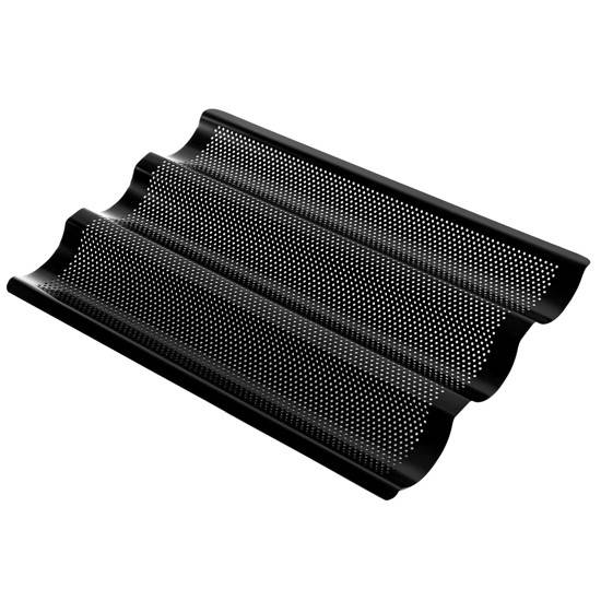 Baguette Form Med Non-Stick Belægning 38 X 24,5 Cm. - Billig Fragt - Kokkens Køkkengrej