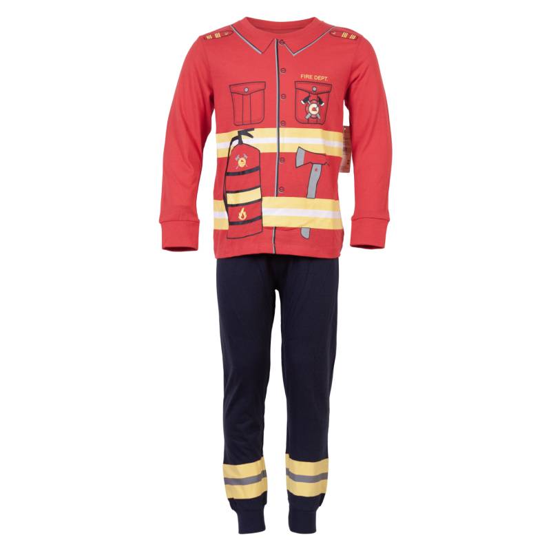 Crossbow Brandmand Børne Nattøjssæt - Navy Blazer - 98/104