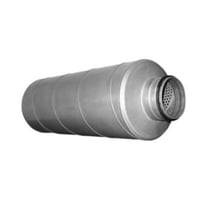 Lyddmper, 125 Mm X 300 Mm, 50 Mm Isolering - Alnor