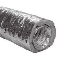 Lyddmpende Flexslange, 160mm, 50 Mm Isolering, 10 Meter, Med Dampsprre - Alnor Systemy Wentylacji