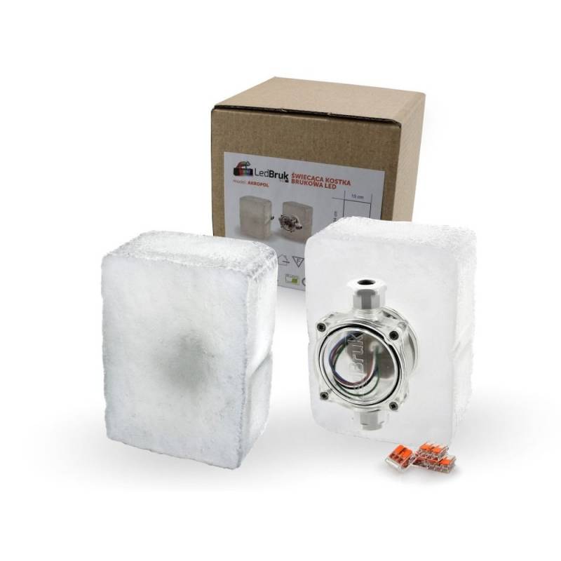 Outlet: Led Sten Til Belægning (140x100x60 Mm) I Rgbw, 24v, Ip67