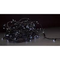 Outlet: 4 M. Iskrystal Kold Hvid Led Lyskæde - 180 Led, Ip44 Udendørs, 230v