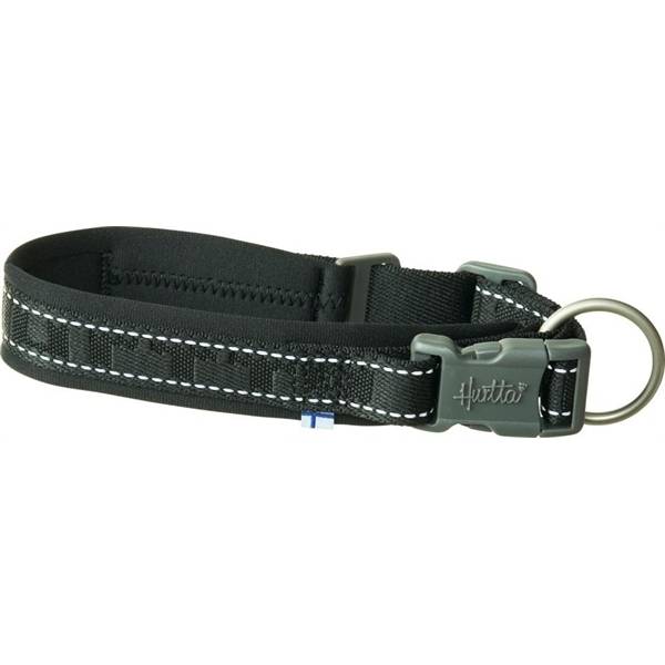 Hurtta Eco Casual Halsbånd, Raven, 30 - 40 Cm