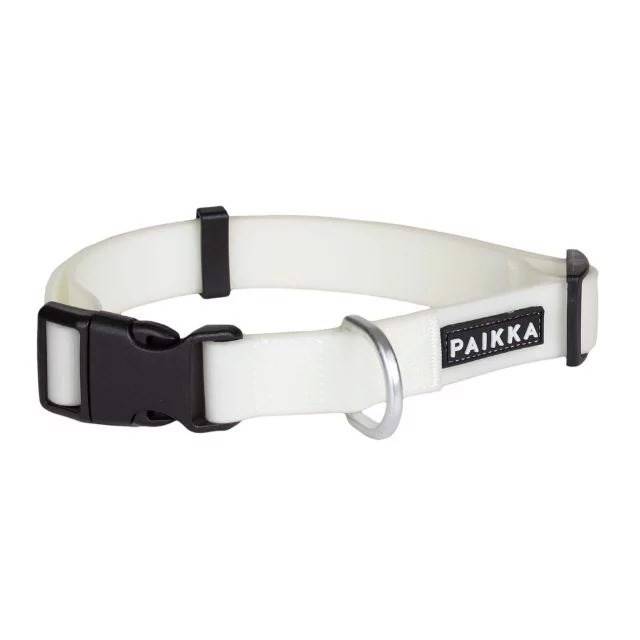 Paikka Glow Collar Hvid , Fluorescerende Halsbånd, 44 - 64 Cm