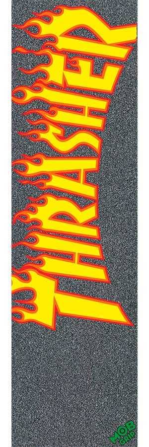 Thrasher Griptape Fra Mob Flame Logo Sort 9 X 33"