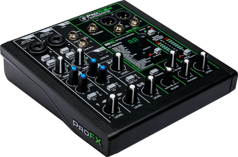 Mackie Profx6v3 - 6- Kanals Mixer With Fx And Usb