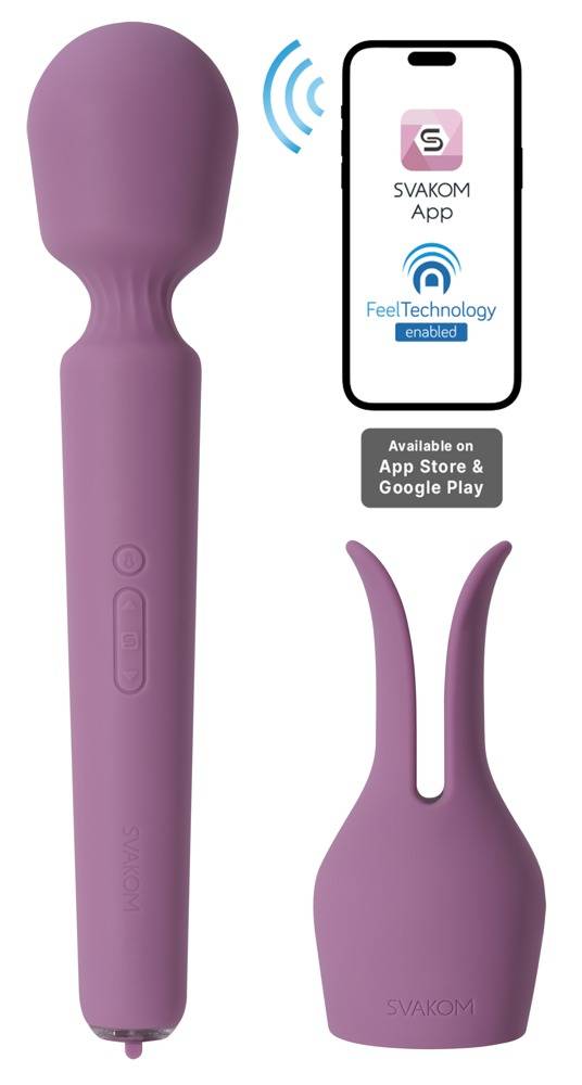 Massagestav "emma Neo 2" Inklusive Bunny Tilbehør - Svakom