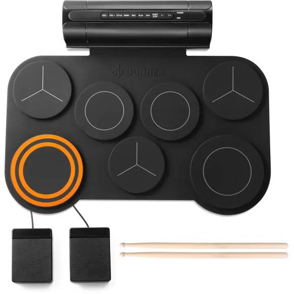 Donner Ded-20 Transportabel Bordmodel Trommekit